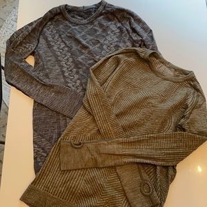 Lot of 2 lululemon long-sleeve tops sz 8